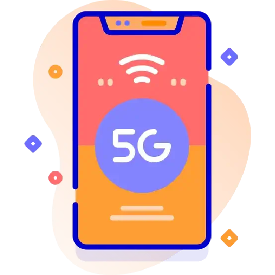 Telefon dengan sambungan 5G