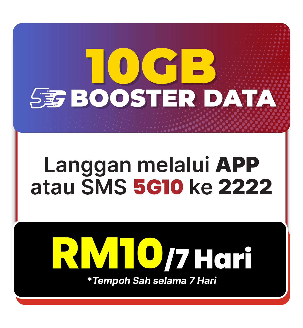 Booster 5G 10GB Halo Telco