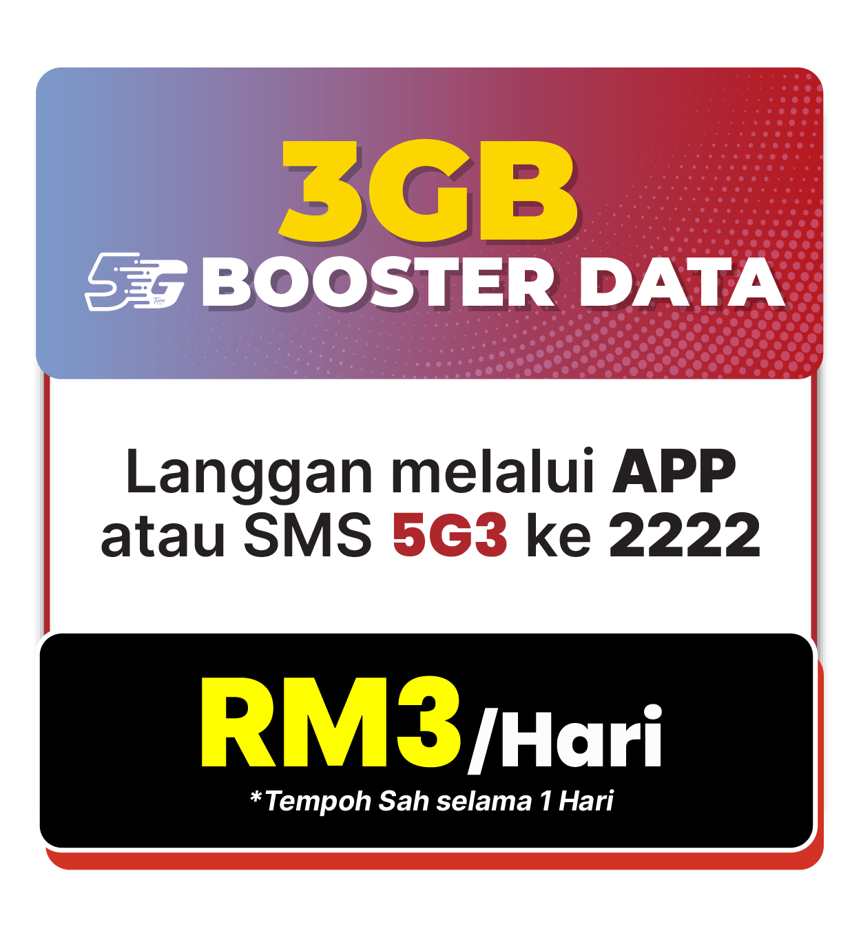Booster 5G 3GB Halo Telco