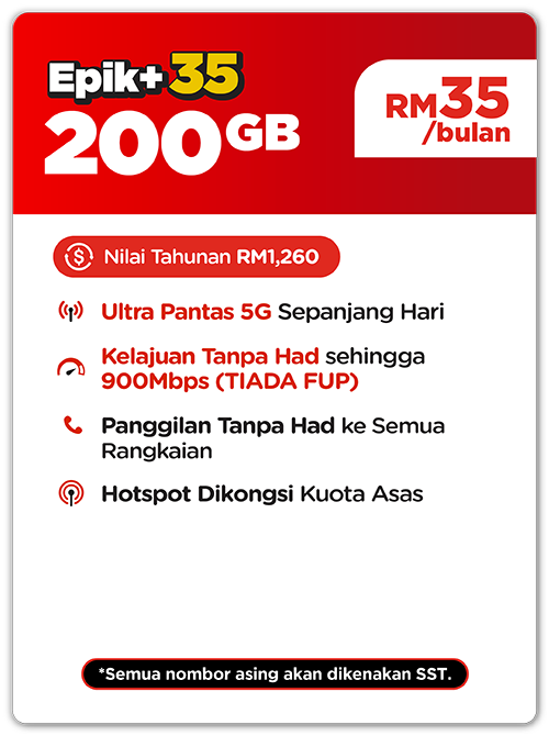 Pelan Epik+ 35 Halo Telco